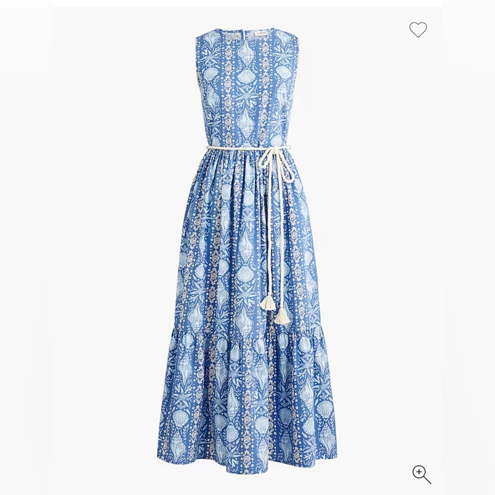 J Crew cool cotton Midi dress, NWOT size 2